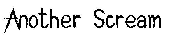 Another Scream字体