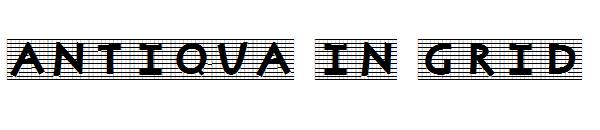 Antiqua In Grid字体