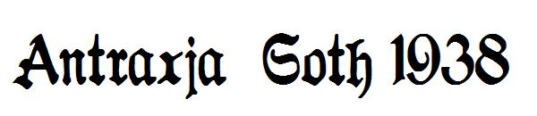 Antraxja  Goth 1938字体