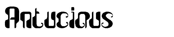 Antucious字体