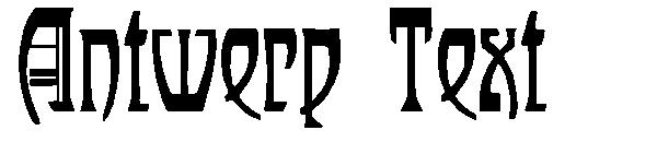 Antwerp Text字体