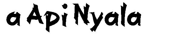 a Api Nyala字体