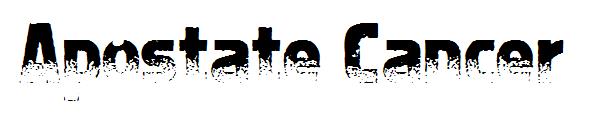 Apostate Cancer字体