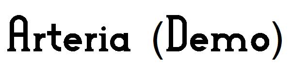 Arteria (Demo)字体