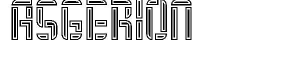 Asgerion字体