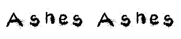 Ashes Ashes字体