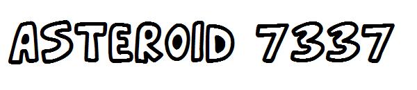Asteroid 7337字体