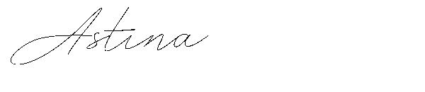 Astina字体