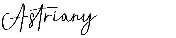 Astriany字体
