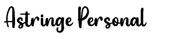 Astringe Personal字体