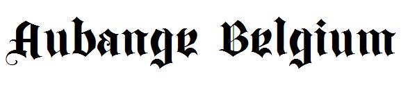 Aubange Belgium字体