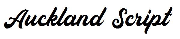 Auckland Script字体
