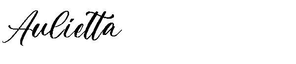 Aulietta字体