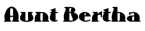 Aunt Bertha字体
