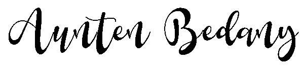 Aunten Bedany字体