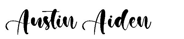 Austin Aiden字体