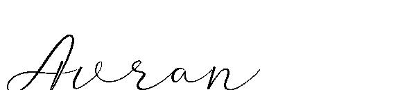 Avran字体