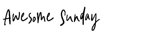 Awesome Sunday字体