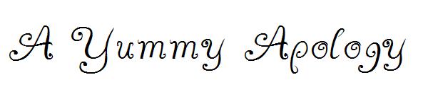 A Yummy Apology字体