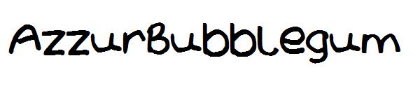 AzzurBubblegum字体