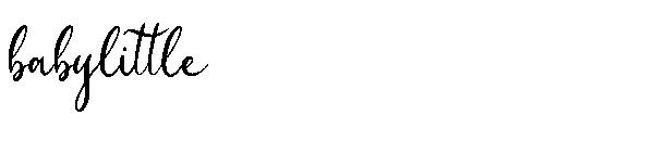 babylittle字体