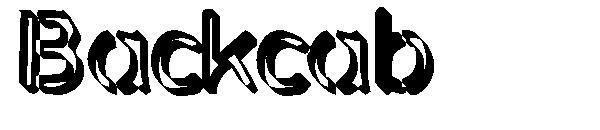 Backcab字体