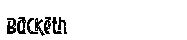 Backeth字体