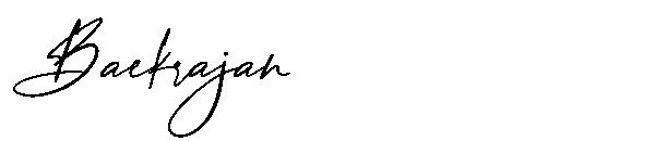 Baekrajan字体