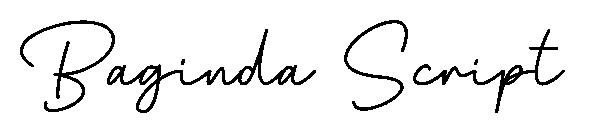 Baginda Script字体