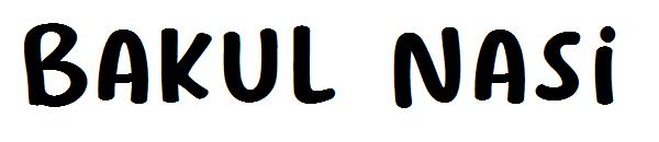Bakul Nasi字体