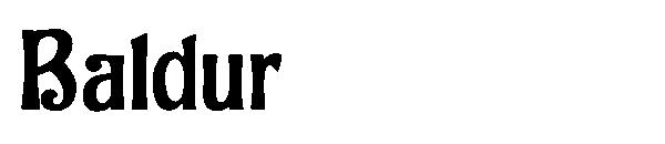 Baldur字体