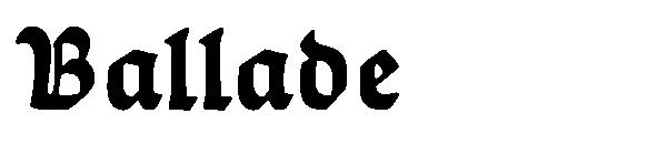 Ballade字体