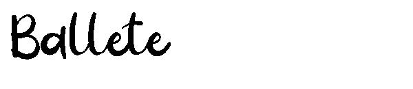 Ballete字体