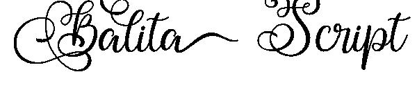 Ballita Script字体