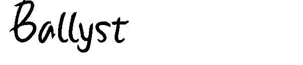 Ballyst字体