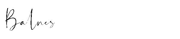Balnes字体