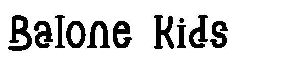 Balone Kids字体