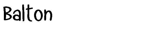Balton字体