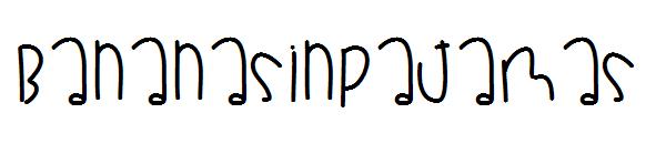BananasInPajamas字体