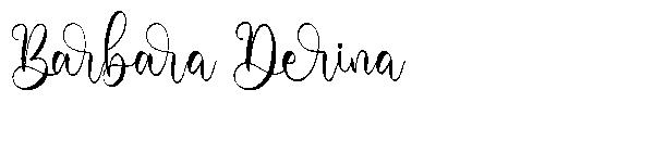 Barbara Derina字体