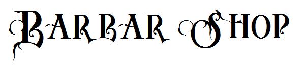 Barbar Shop字体