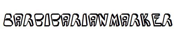 BarbibarianMarker字体