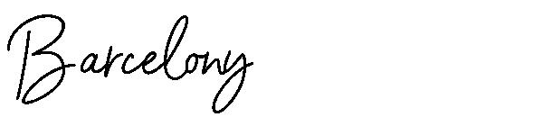 Barcelony字体