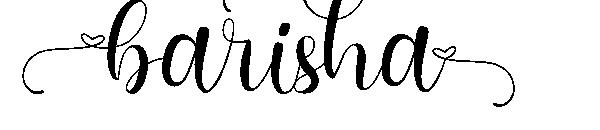 barisha字体