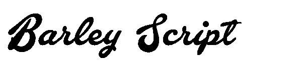 Barley Script字体
