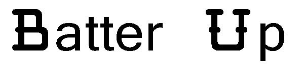 Batter Up字体