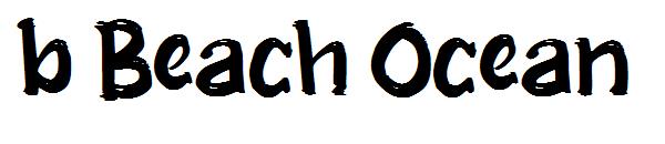 b Beach Ocean字体