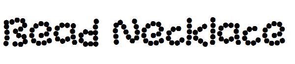 Bead Necklace字体