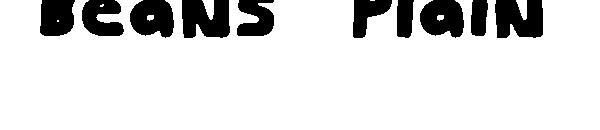 Beans Plain字体