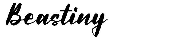 Beastiny字体